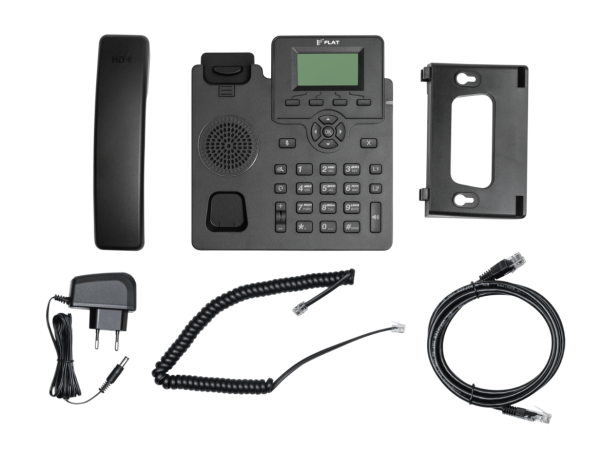 ФЛАТ-ПРО FLAT-PHONE C10/RU, ip-телефон (2 SIP-аккаунта, 2 порта 10/100BASE-T (RJ-45), ЖК-дисплей, PoE, РЕЕСТР)